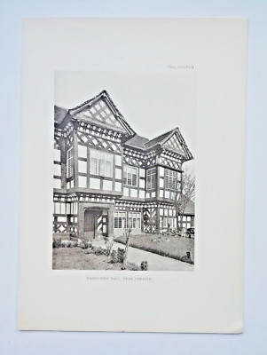 Handforth Hall, near Cheadle - Antique/Vintage Print - 1904 | eBay UK