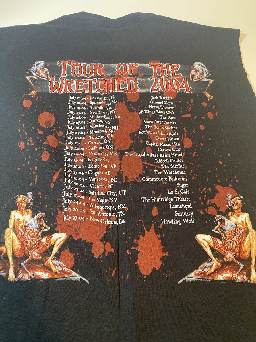 ミュージシャン CANNIBAL CORPSE Tour of the Wretched2004