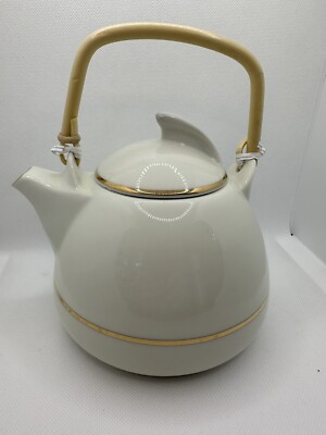 Regal Manor Fine China 5'' Teapot w/Gold Accents 1989 Japan Robinson Design Group