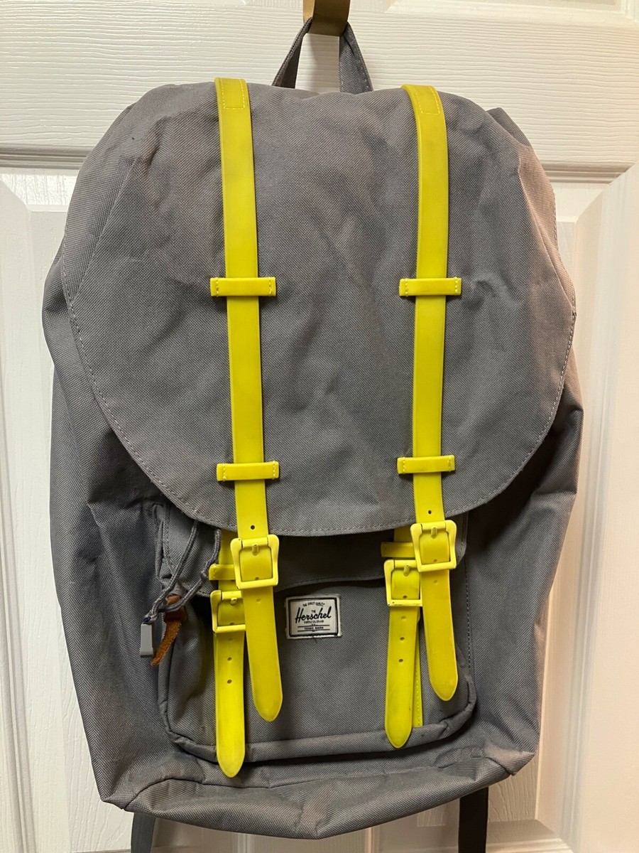 Herschel Grey & Yellow Backpack | eBay display picture 1
