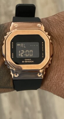 Women's Casio G-Shock Digital Steel Rose Gold 5600 Watch GMS5600PG