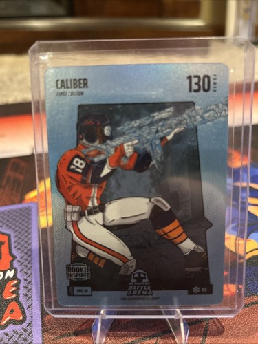 Bo Jackson Battle Arena Ice Blue Battlefoil CALIBER Caleb Williams BBF-38 Rookie