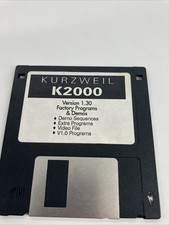 Kurzweil K2000 K2 Series Floppy Disc Factory Programs  Demos Version 1.30