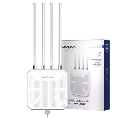 BE5100 Wi-Fi 7 Range Extender Dual Band WiFi 6 AX3000 AX1800 Outdoor Repeater