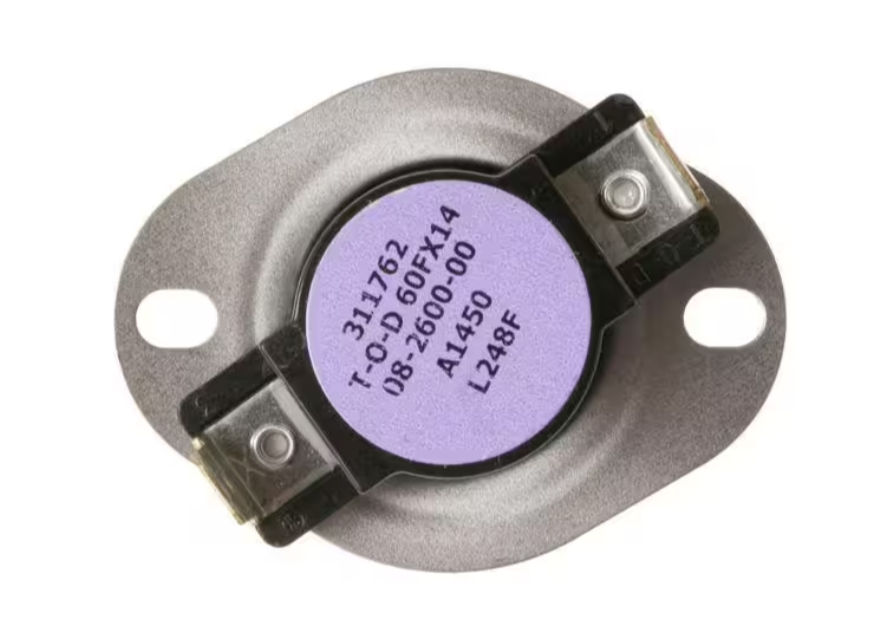 GE Appliance 311762 T-O-D 60FX14, 08-2600-00, Hi Limit/Protector