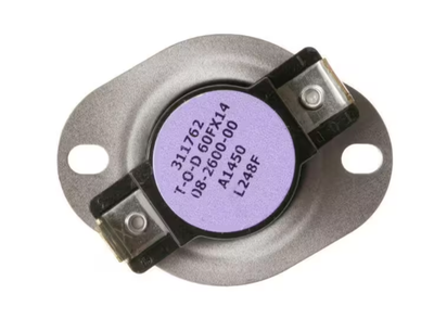 GE Appliance 311762 T-O-D 60FX14, 08-2600-00, Hi Limit/Protector