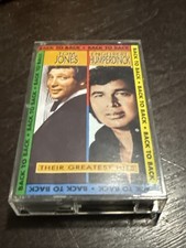 Back to Back: Their Greatest Hits by Tom Jones Cassette, 1994, Rebound Records 