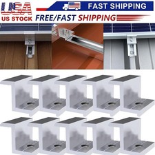 10X Solar Panel End Clamp End Clamp High C-orrosion Resistance Strong Toughness 