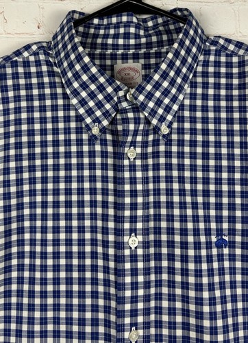 Brooks Brothers Madison Men's Non-Iron Supima Cotton Long Sleeve Shirt 2XL XXL - Picture 2 of 5