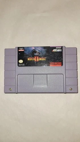 Mortal Kombat II 2 (Super Nintendo SNES, 1994) Video Game Cartridge Tested Works