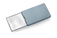 Eschenbach easyPOCKET 1521-22 LED Magnifier 4x Metallic Blue Pocket Loupe