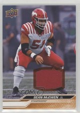 2024 Upper Deck CFL Jersey Sean McEwen #50 1e15