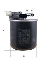 Mahle KL 911 Kraftstofffilter FüR INFINITI,MERCEDES-BENZ