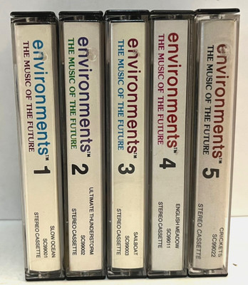 ENVIRONMENTS 1-5 Music Of The Future (1979) - Cassette Tape - EX