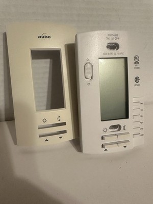 Aube TH1 10A-DP-P thermostat for electric heating.