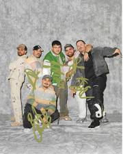 * GRUPO FRONTERA * signed 8x10 photo * PAYO SOLIS * EL COMIENZO * COA *