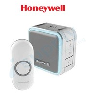 HONEYWELL  DOORBELL, WIRELESS SILVER GREY & PUSH BUTTON 150m DC515NGA