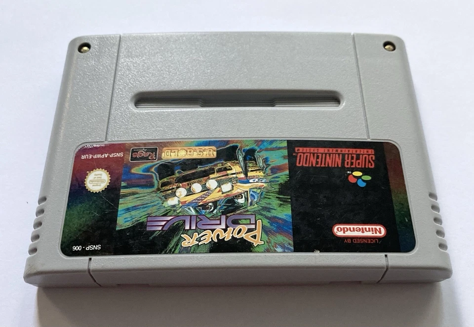 POWER DRIVE (U.S. GOLD) - Nintendo SNES Super Nintendo - Jeu Seul Officiel - EUR - Photo 3/4
