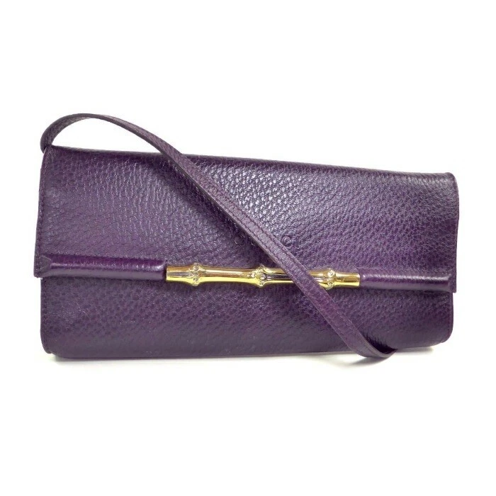 GUCCI バンブータッセル クラッチバッグ パープル Gucci Bamboo Purple Bags & Handbags for Women for sale | eBay