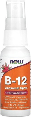NOW FOODS, VITAMIN B-12 Kreislauf-Gesundheit Liposomal Spray 59ml SUPER PREIS