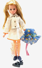 Bambola vintage Corinne Italocremona con altro abito e scarpine
