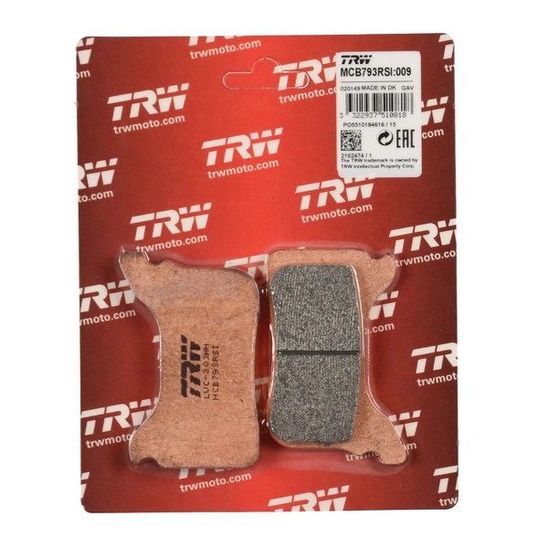 TRW Bremsbelag Sinter Offroad (FüR: KTM SMR 450 Supermoto 4T 05-06 Vorne )-image