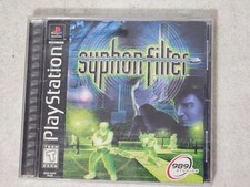 PLAYSTATION 1 PS1 BLACK LABEL SYPHON FILTER TESTED