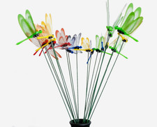 20 PCS Fake Dragonfly Clips Clip on Dragonfly for Outdoors 3D VALENTINES GIFT