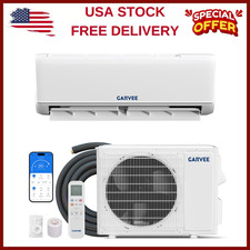 12000/18000 BTU WiFi Mini Split Air Conditioner Heat Pump 21 SEER2 230V 1250 Sq