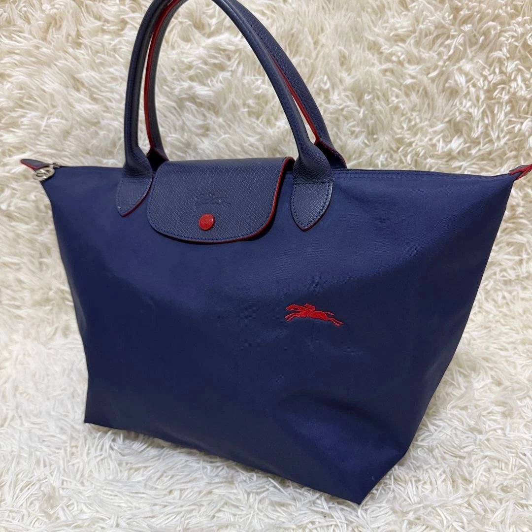 LONGCHAMP トートバッグ ネイビー S size Longchamp Tote Blue Bags & Handbags for Women for sale | eBay