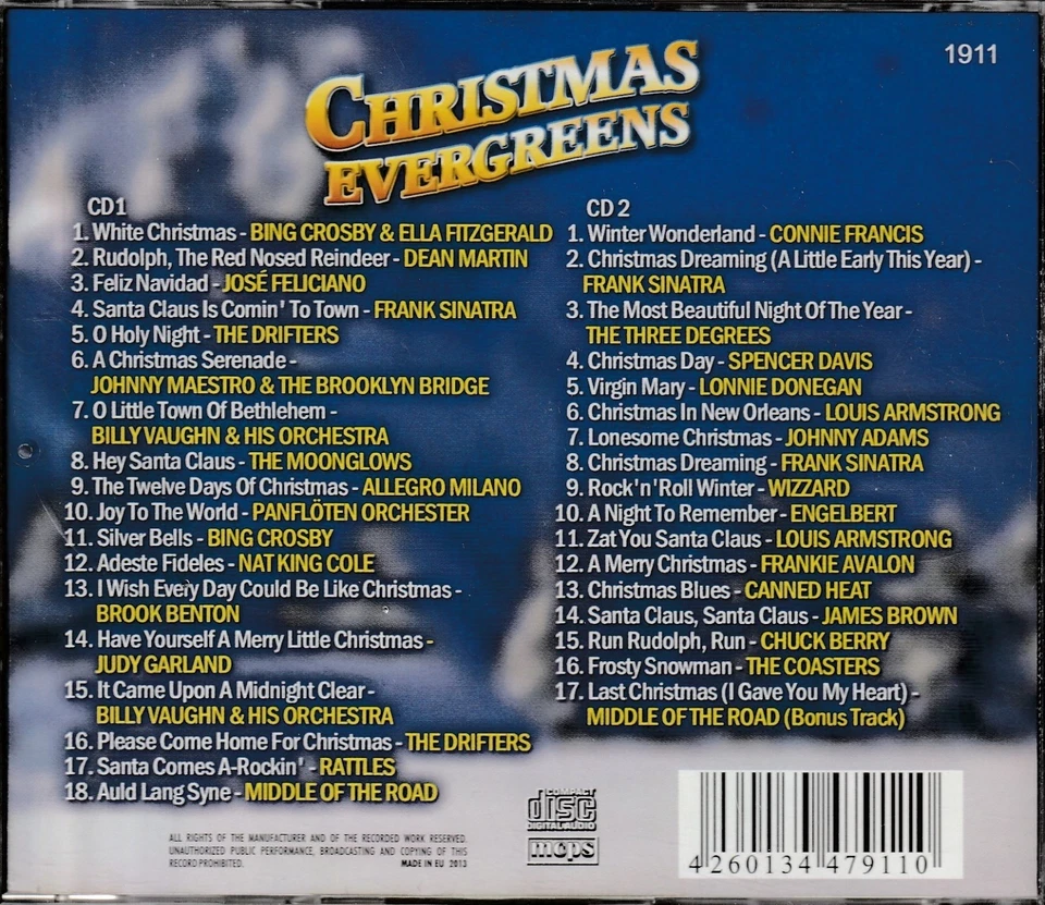 2 CDs - Christmas Evergreens - Bild 2 von 3