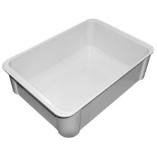 Mfg Tray 8020085269 Stackable Storage Container, 3 Gal, 16-1/2 In L X 11-3/8 In