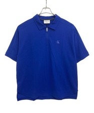 Calvin Klein Men's Cooling Polo Shirt Blue XL Used