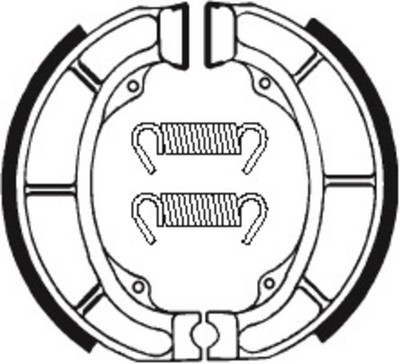 TECNIUM Brake shoes BA181