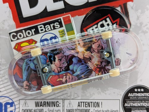 Tech Deck Fingerboard Superman DC Comics Superman Wonder Woman Brand New Sealed - Picture 3 of 7
