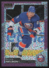 2020-21 O-Pee-Chee Hockey Platinum Brock Nelson Violet Pixels /399 #104