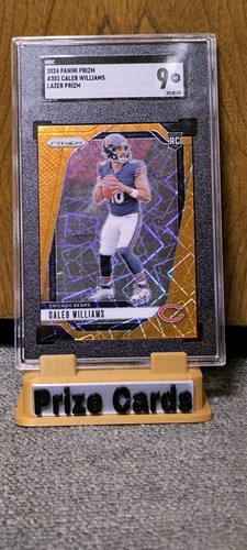 2024 Panini Prizm Rookies Lazer Prizm #301 Caleb Williams (RC)