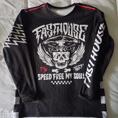 Fasthouse Mens Jersey Size Large Fleece