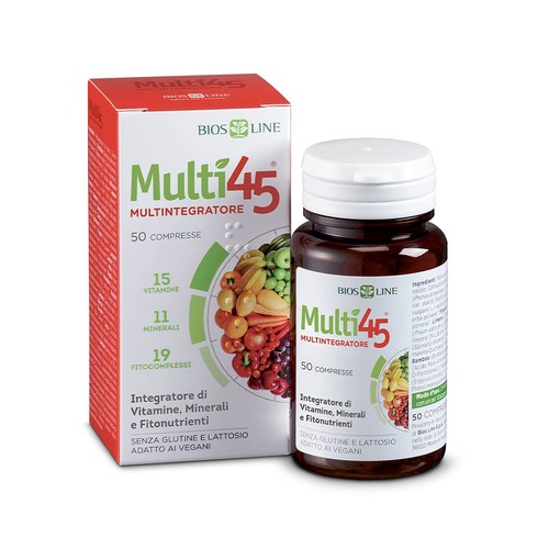 Multi45 MULTINTEGRATORE Integratore di Vitamine Minerali e Fitonutrienti (50