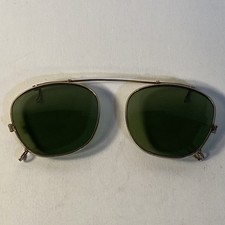 Vintage B L Sunglasses Clip-On Hang-On With Case Size 44