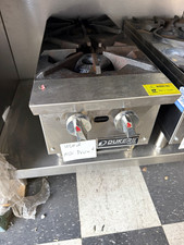 Dukers DCHPA12 2-Burner Gas Countertop Commercial Hot Plate 50,000 BTU