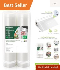 Simplify Sous Vide Cooking with BPA Free Vacuum Sealer Bags 11" x 20' 2 Pack 