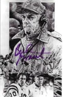 BUD GRANT SIGNED B&W POSTCARD~FOOTBALL HALL OF FAME~HOF AUTO~MINNESOTA VIKINGS