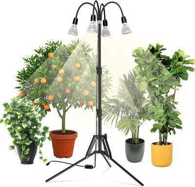 120W Full Spectrum Grow Light with Adjustable Tripod for Indoor Plants