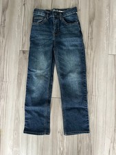 OshKosh B'gosh Jeans Boys 7S Blue Denim Cotton Classic Fit Straight Leg Casual