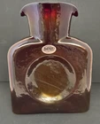 Blenko Glass Water Bottle 384 - Limited Edition - Black Cherry