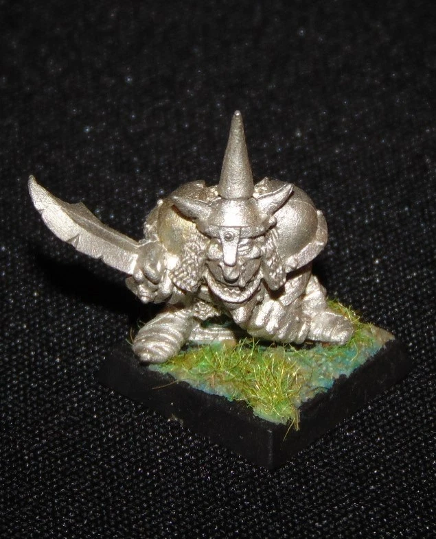 Champion Etat Major "2" Gobelins de la Nuit / Warhammer / Métal Citadel 1992 !! - Photo 1/1