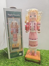 Kurt S Adler Clara Wooden Nutcracker Wind Up Musical 15  