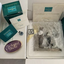 WDCC Steamboat Willie “Mickey’s Debut” Charter Member & Miniature w/Pin & Button