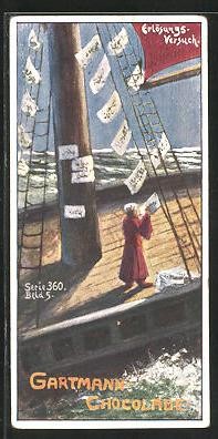 Gartmann Chocolate trading card, The Ghost Ship, Series 360, Image 5, Redemption